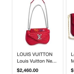 Authentic LOUIS VUITTON NEW WAVE CHAIN BAG MM